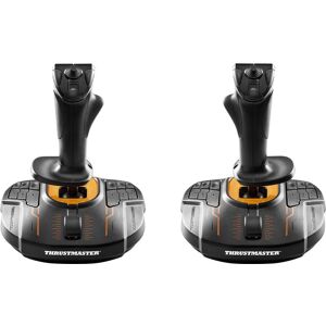 THRUSTMASTER T-16000M FCS Space Sim Duo Joystick - Black & Orange