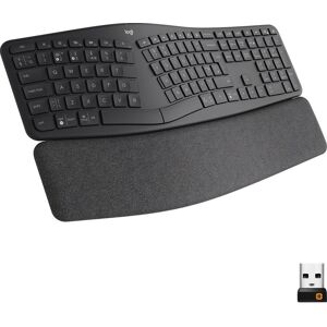 LOGITECH ERGO K860 Wireless Keyboard - Graphite, Black