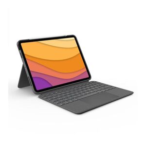 LOGITECH Combo Touch iPad Air 10.9" Keyboard Folio Case - Grey, Silver/Grey