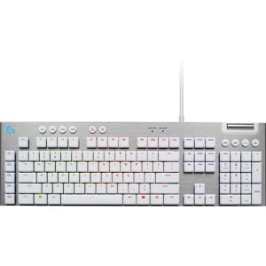 LOGITECH G815 Mechanical Gaming Keyboard - White, White