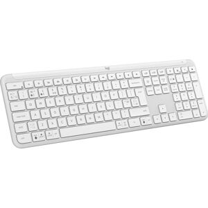 LOGITECH Signature Slim K650 Wireless Keyboard - White, White