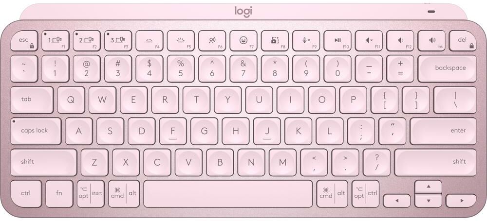 LOGITECH MX Keys Mini Wireless Keyboard - Rose, Pink