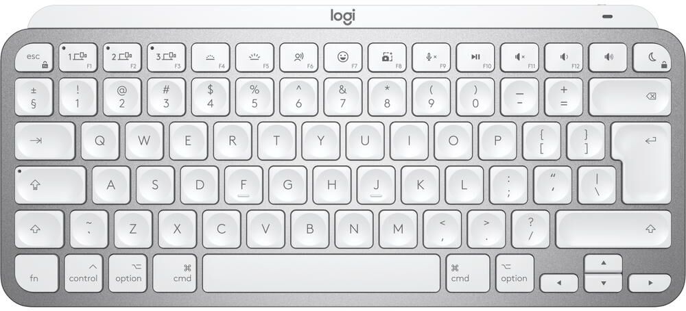 LOGITECH MX Keys Mini for Mac Wireless Keyboard - Pale Grey, Silver/Grey