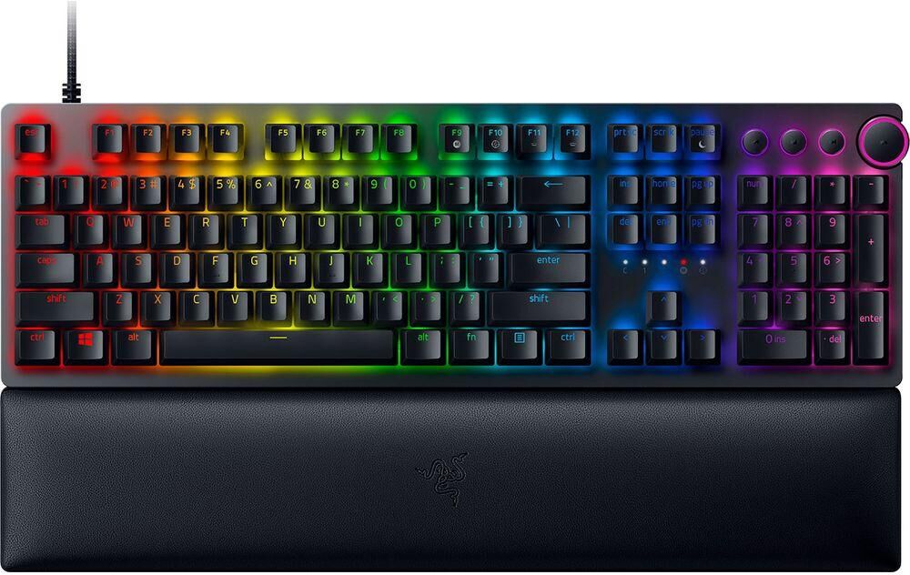 RAZER Huntsman V2 Mechanical Gaming Keyboard - Red Switches, Black