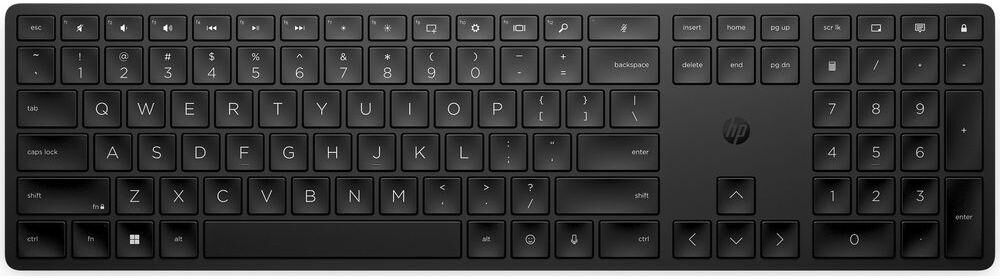 HP 450 Programmable Wireless Keyboard - Black, Black