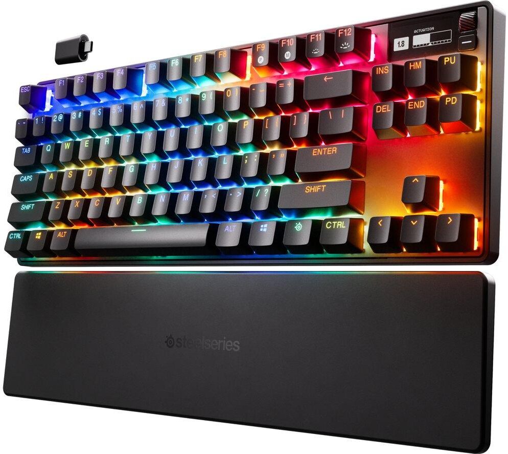 SteelSeries STEELSERIEES Apex Pro TKL 2023 Wireless Mechanical Gaming Keyboard - Black, Black