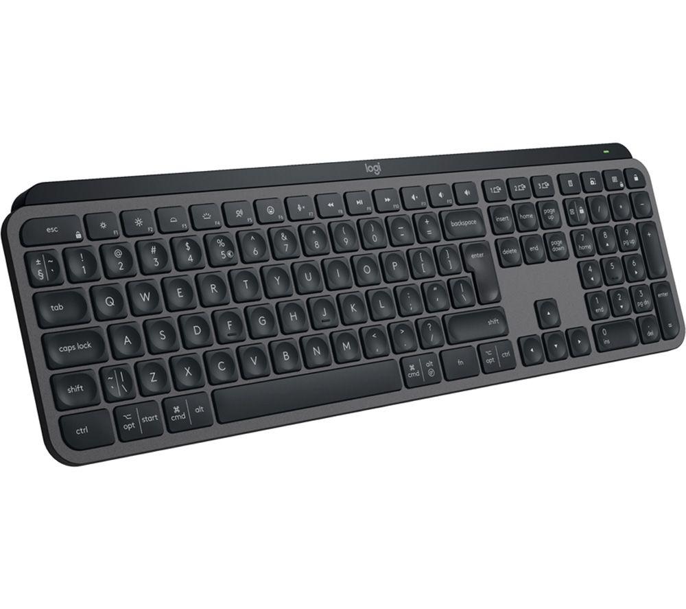 LOGITECH MX Keys S Wireless Keyboard - Black, Black
