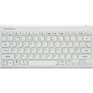 SANDSTROM SKBWHBT19 Wireless Keyboard, White