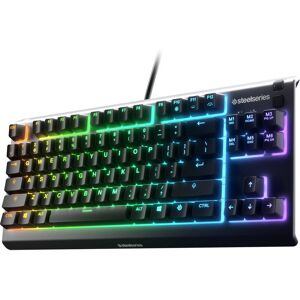 STEELSERIES Apex 3 TKL Gaming Keyboard, Black