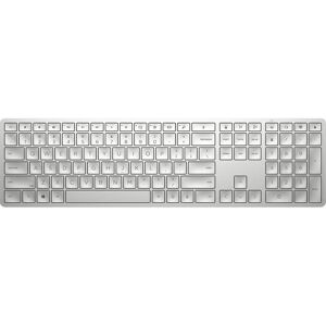 HP 970 Programmable Wireless Keyboard - White, Silver/Grey