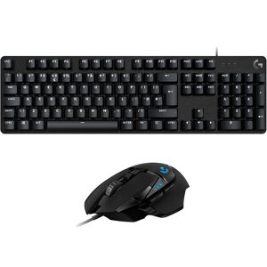 Logitech G413 SE TKL Mechanical Gaming Keyboard & G502 Hero Optical Gaming Mouse Bundle, Black