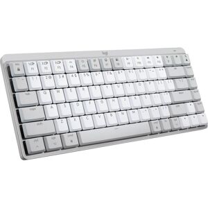 LOGITECH MX Mechanical Mini for Mac Tactile Quiet Wireless Keyboard - Pale Grey, Black,Silver/Grey