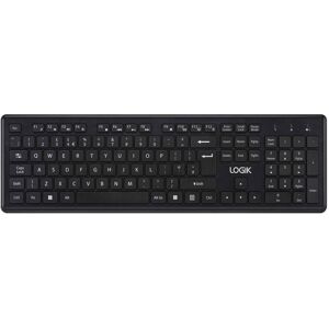 LOGIK LSLFSKB24 Wireless Keyboard - Black, Black