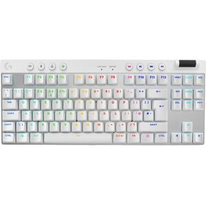 LOGITECH G Pro X Wireless Gaming Keyboard - White, White