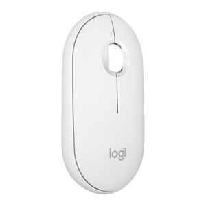 LOGITECH Pebble 2 M350S Wireless Optical Mouse - Offwhite, Cream,White