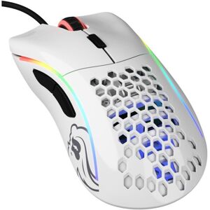 GLORIOUS Model D RGB Optical Gaming Mouse - Glossy White, White