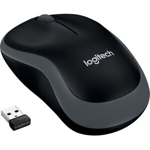 LOGITECH M185 Wireless Optical Mouse - Grey, Silver/Grey