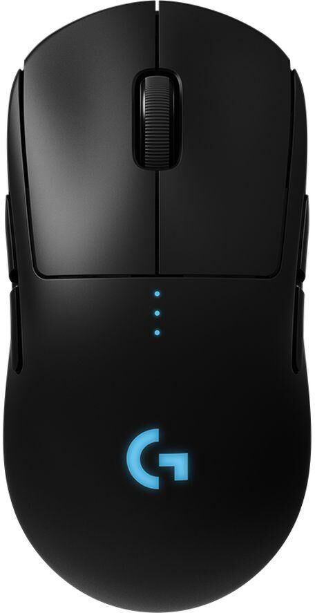 LOGITECH G PRO RGB Wireless Optical Gaming Mouse, Black