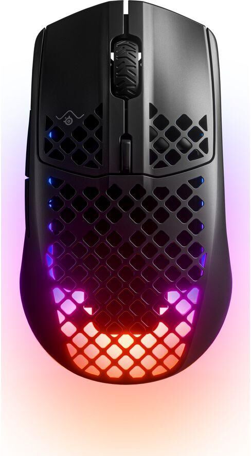 STEELSERIES Aerox 3 Onyx RGB Wireless Optical Gaming Mouse, Black