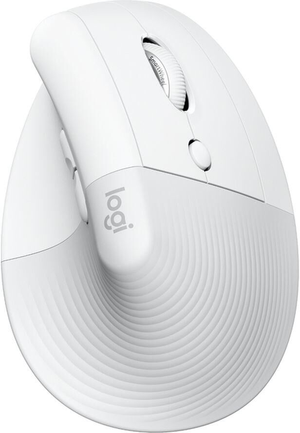 LOGITECH Lift Vertical For Mac Wireless Optical Ergonomic Mouse - Space Grey, White,Silver/Grey