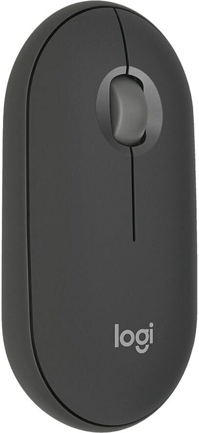 LOGITECH Pebble 2 M350S Wireless Optical Mouse - Graphite, Black,Silver/Grey