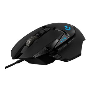 LOGITECH G502 Hero Optical Gaming Mouse, Black