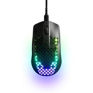 STEELSERIES Aerox 3 2022 RGB Optical Gaming Mouse, Black