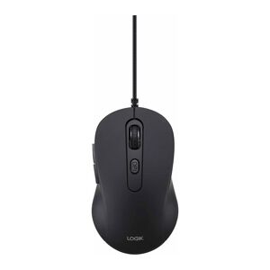 LOGIK L6BWDM23 Optical Mouse, Black