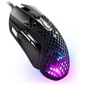 STEELSERIES Aerox 5 RGB Optical Gaming Mouse, Black