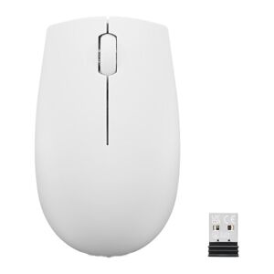 LENOVO 300 Compact Wireless Optical Mouse, Silver/Grey