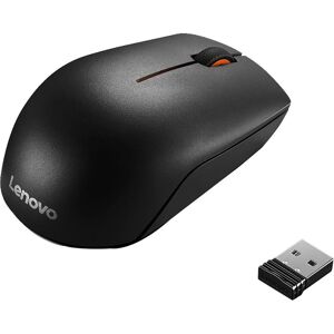 LENOVO 300 Compact Wireless Optical Mouse, Black