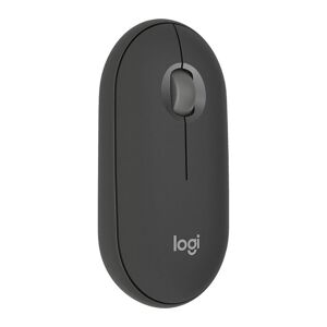 LOGITECH Pebble 2 M350S Wireless Optical Mouse - Graphite, Black,Silver/Grey