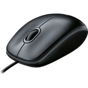 LOGITECH B100 Optical Mouse, Black