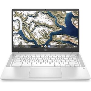 HP 14a-na0509sa 14" Refurbished Chromebook - Intel®Pentium Silver, 64 GB eMMC, White (Very Good Condition), White