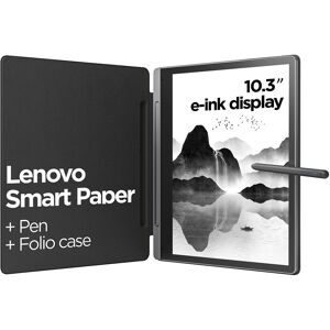 LENOVO Smart Paper 10.3" eReader - 64 GB, Storm Grey, Black