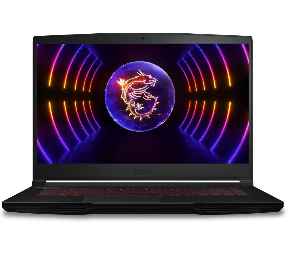 MSI Thin GF63 15.6" Gaming Laptop - Intel® Coreª i5, RTX 4050, 512 GB SSD, Black