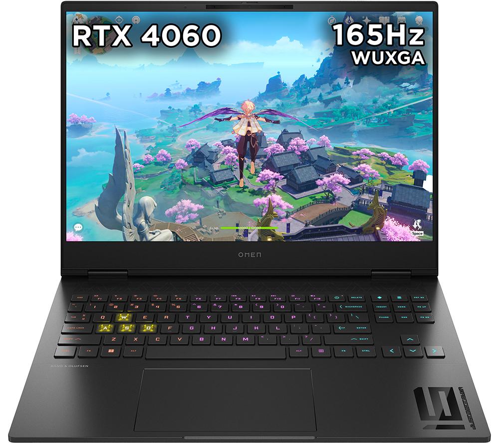 HP OMEN Transcend 16-u0500na 16" Gaming Laptop - Intel®Core i7, RTX 4060, 1 TB SSD, Black