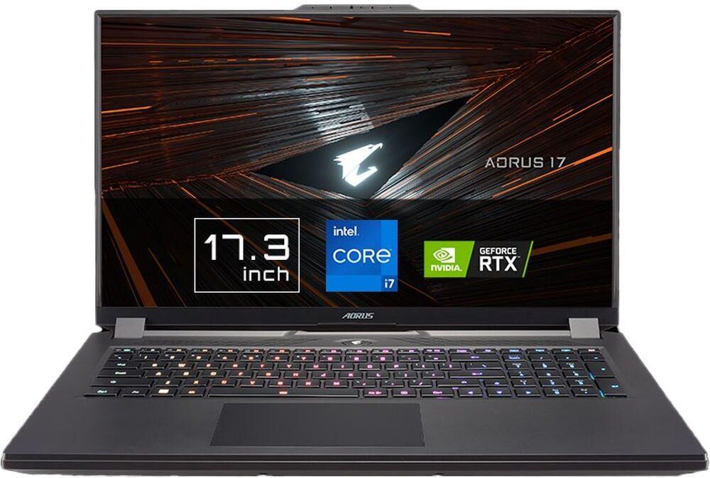 GIGABYTE AORUS 7 9KF 17.3" Gaming Laptop - Intel®Core i5, RTX 4060, 512 GB SSD, Black