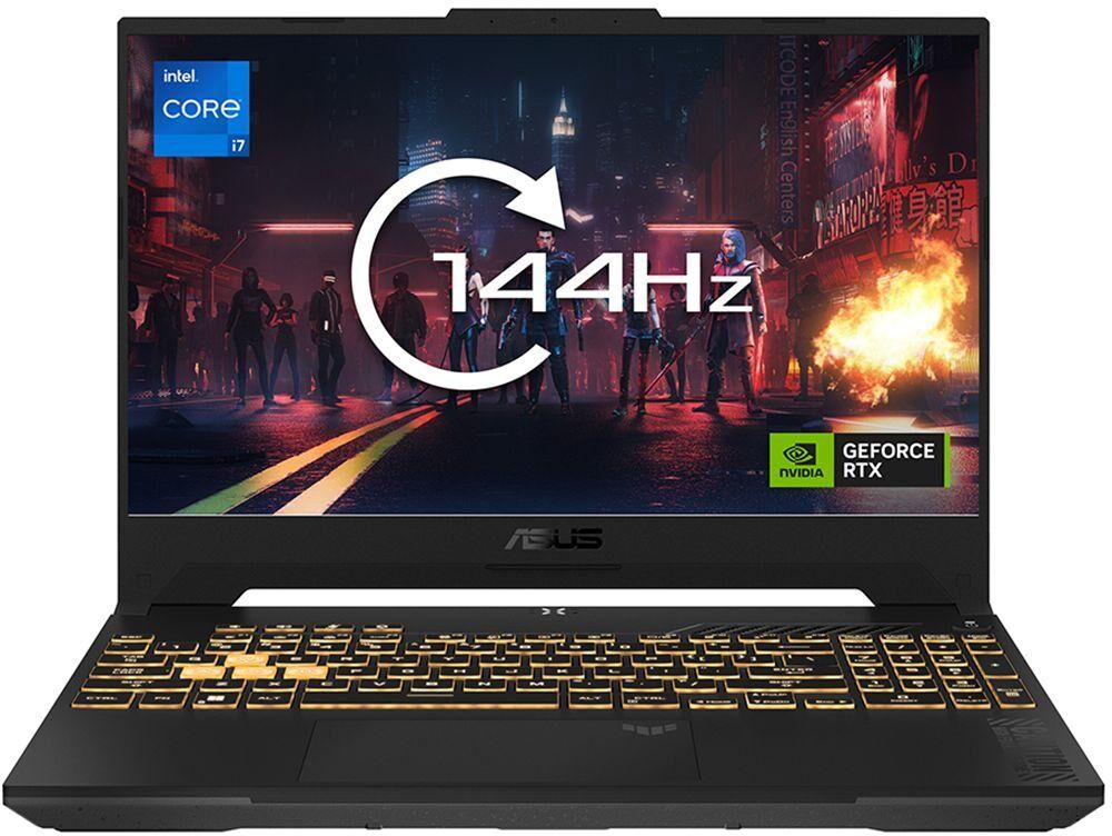 ASUS TUF Gaming F15 15.6" Gaming Laptop - Intel® Coreª i7, RTX 4050, 1 TB SSD, Silver/Grey,Black