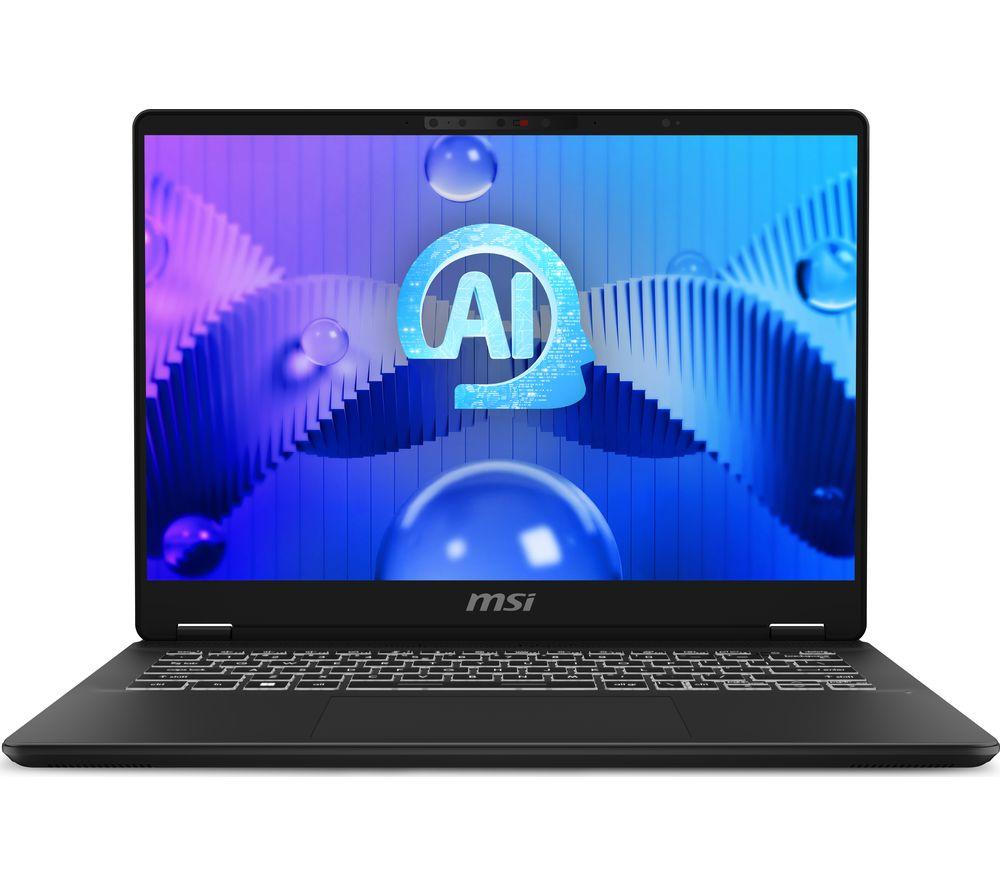 MSI Prestige 14 AI Evo 14" Laptop - Intel®Core Ultra 7, 1 TB SSD, Silver, Silver/Grey