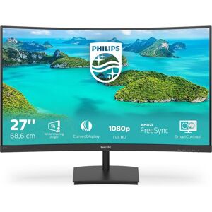 PHILIPS 271E1SCA Full HD 27" Curved VA Monitor - Black, Black