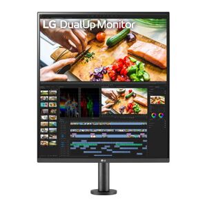 LG DualUp 28MQ780-B.AEK Quad HD 27.6" Nano IPS LCD Monitor - Black, Black