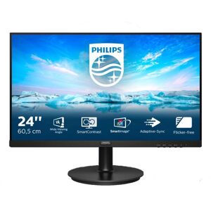 PHILIPS 242V8LA Full HD 24" LCD Monitor - Black, Black