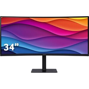 ACER CZ342CUR Wide Quad HD 34" Curved VA LCD Monitor - Black, Black