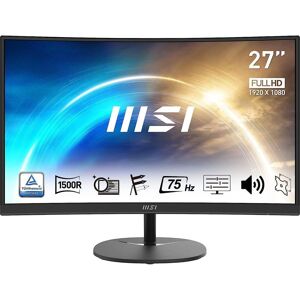 MSI PRO MP271CA Full HD 27" Curved VA Monitor - Black, Black