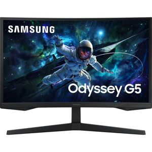 SAMSUNG Odyssey G5 LS27CG552EUXXU Quad HD 27" Curved VA LCD Gaming Monitor - Black, Black