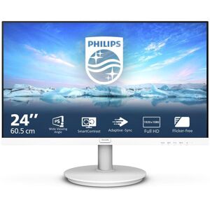 PHILIPS 241V8AW Full HD 24" LCD Monitor - White, White