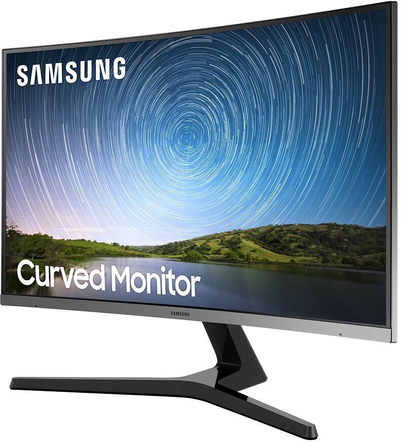 SAMSUNG LC32R500FHUXEN Full HD 32" Curved LED Monitor - Blue Grey, Silver/Grey