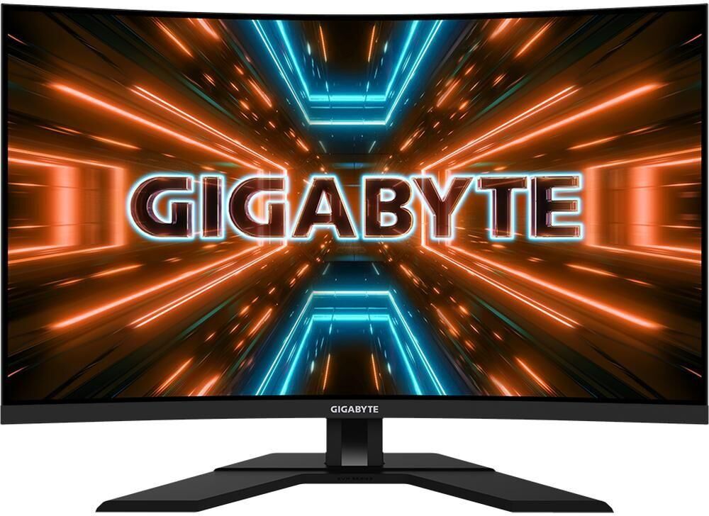 GIGABYTE M32QC Quad HD 32" Curved IPS Gaming Monitor - Black, Black