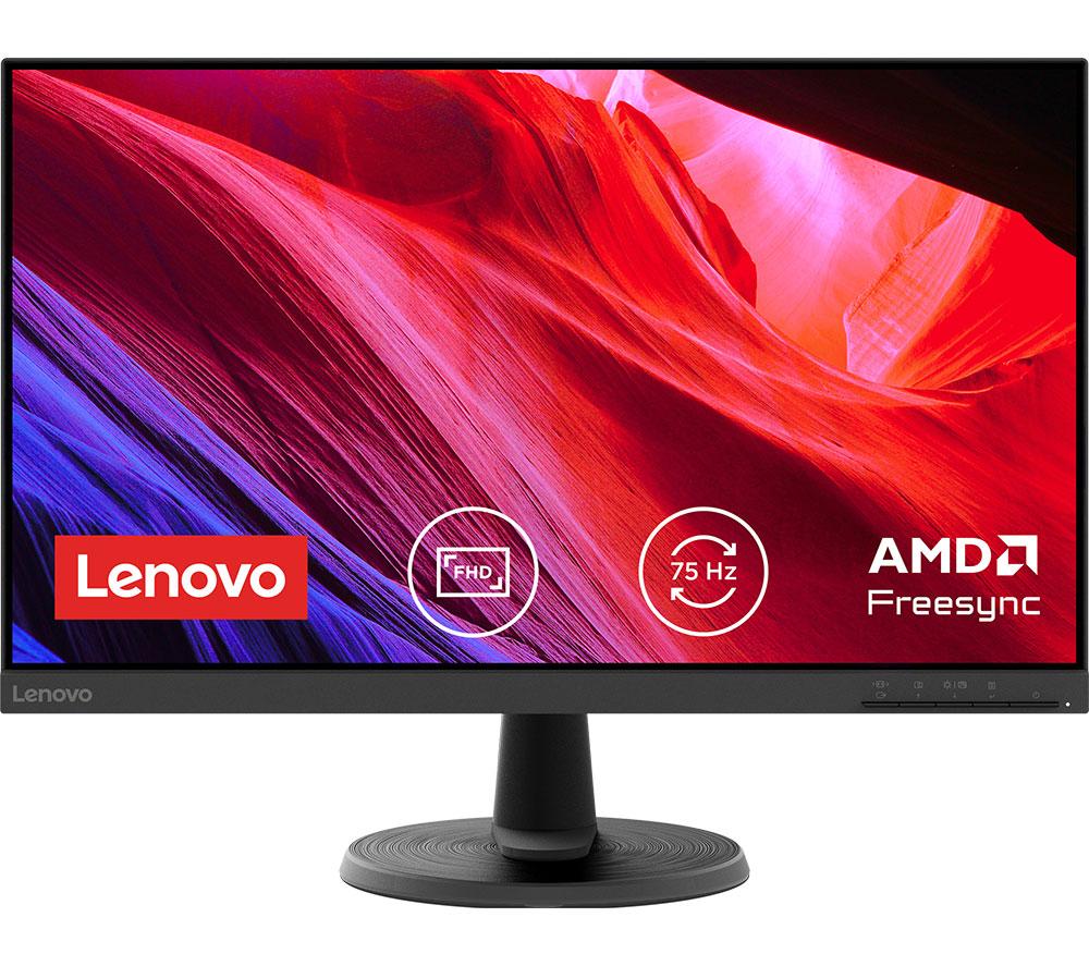 LENOVO 67A2KAC6UK Full HD 23.8" VA LCD Monitor - Black, Black